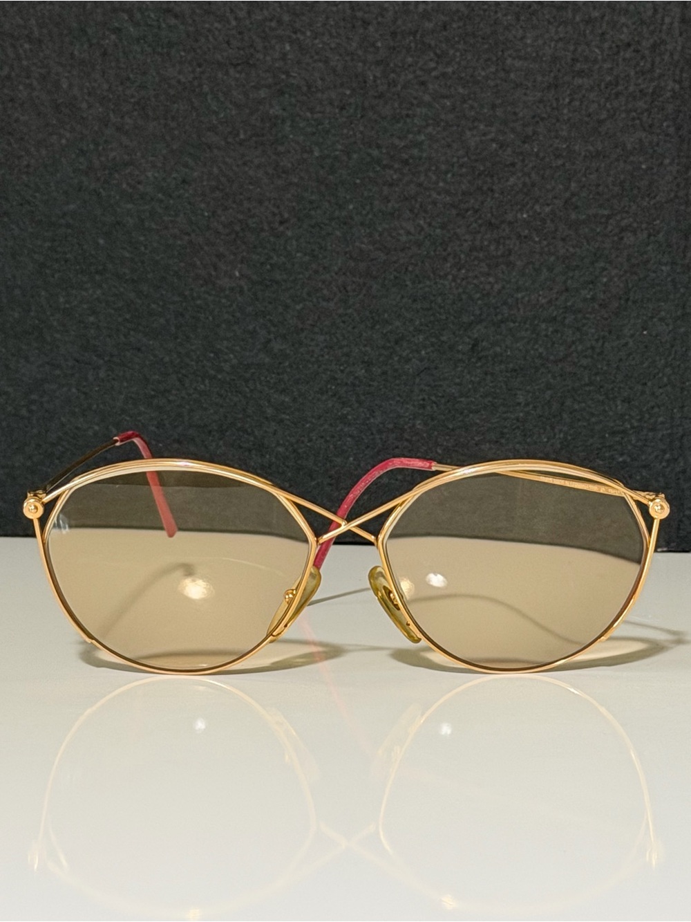 Christian Dior 2390 Vintage 80’s Gold Glasses